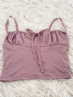 Free People Pink Crop Tank Top